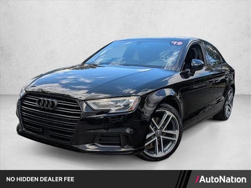 Black 2019 Audi A3 Premium