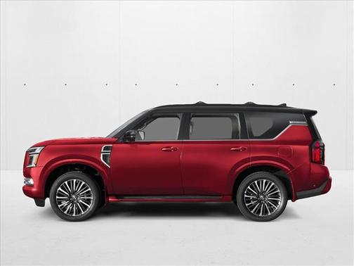 Coulis Red Pearl/Super Black 2026 Nissan Armada Platinum Reserve