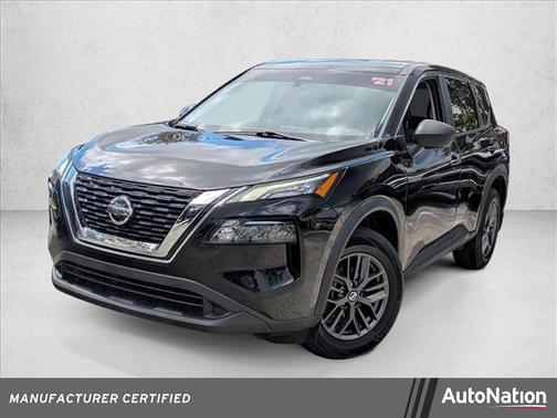 Super Black 2021 Nissan Rogue S