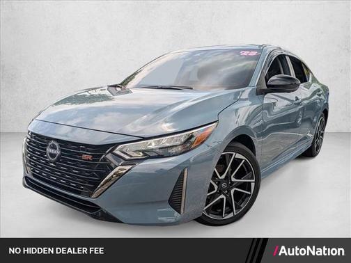 Atlantic Gray Metallic 2025 Nissan Sentra SR