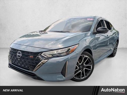Atlantic Gray Metallic 2025 Nissan Sentra SR