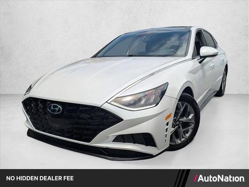 Quartz White 2020 Hyundai SONATA SEL