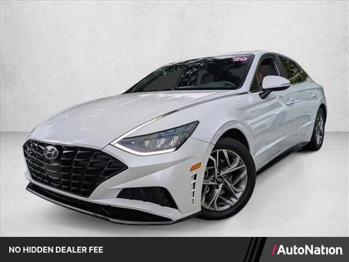 Quartz White 2020 Hyundai SONATA SEL