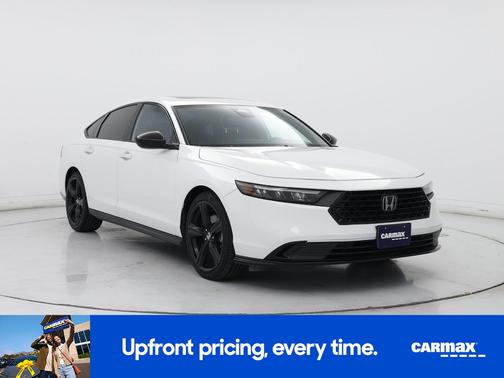 White 2023 Honda Accord Hybrid Sport-L