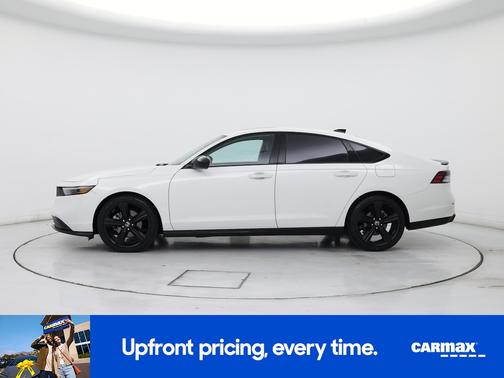White 2023 Honda Accord Hybrid Sport-L