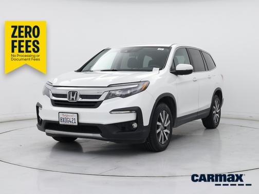 White 2021 Honda Pilot EX