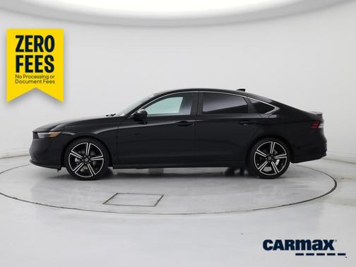 Black 2025 Honda Accord Hybrid Sport
