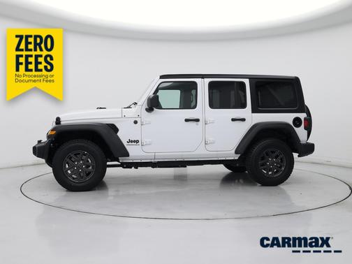 White 2025 Jeep Wrangler Sport S