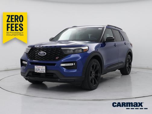 Blue 2020 Ford Explorer ST