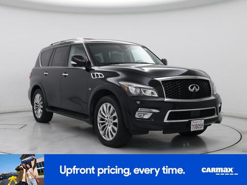 Black 2017 INFINITI QX80