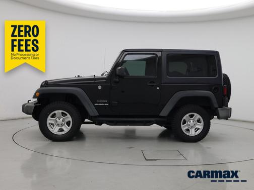 Black 2017 Jeep Wrangler Sport