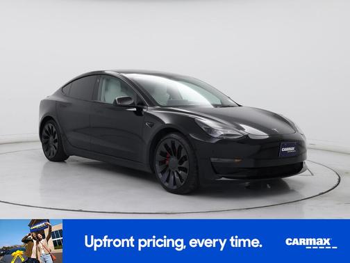 Black 2022 Tesla Model 3 Performance