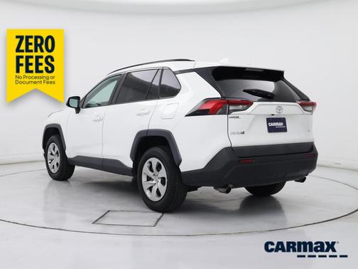 White 2019 Toyota RAV4 LE