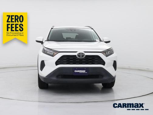 White 2019 Toyota RAV4 LE
