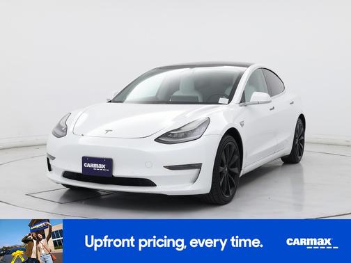 White 2019 Tesla Model 3 Long Range
