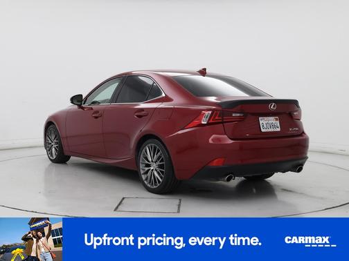 Red 2015 Lexus IS 250