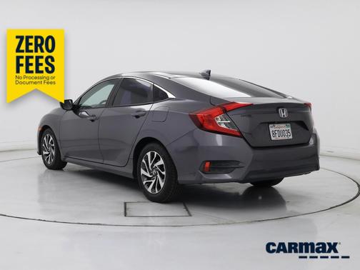 Gray 2018 Honda Civic EX