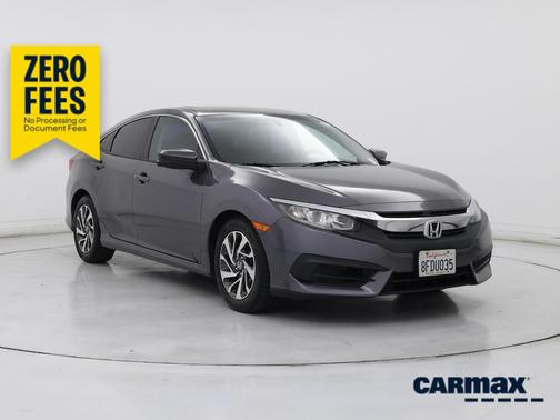 Gray 2018 Honda Civic EX