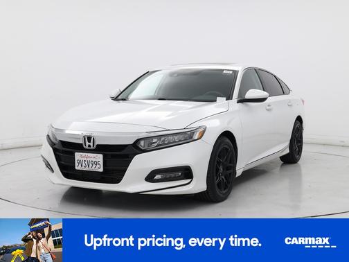 White 2018 Honda Accord EX