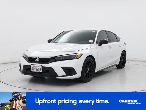 White 2022 Honda Civic Sport