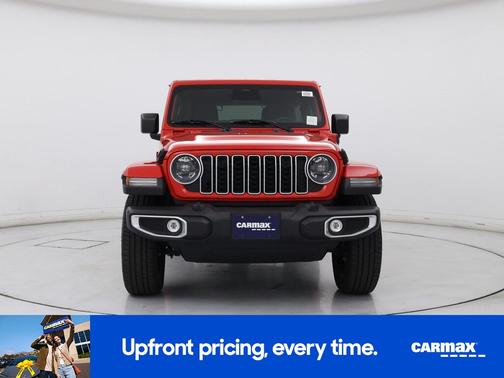 Red 2025 Jeep Wrangler 4xe Sahara