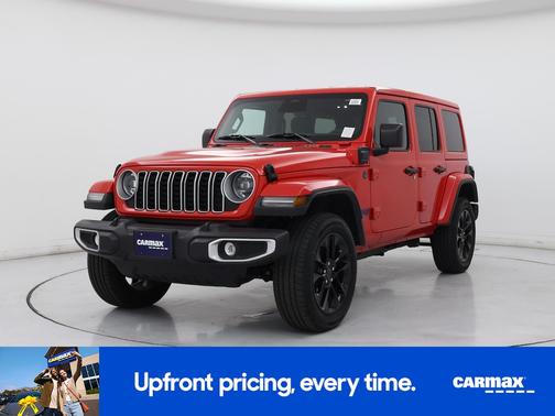 Red 2025 Jeep Wrangler 4xe Sahara