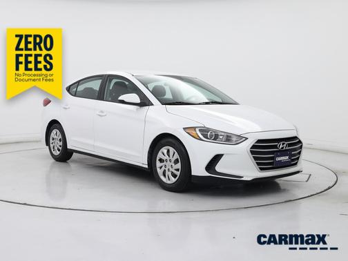 White 2018 Hyundai ELANTRA SE