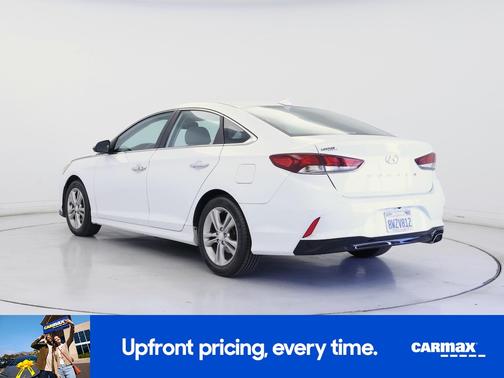 White 2018 Hyundai SONATA SEL
