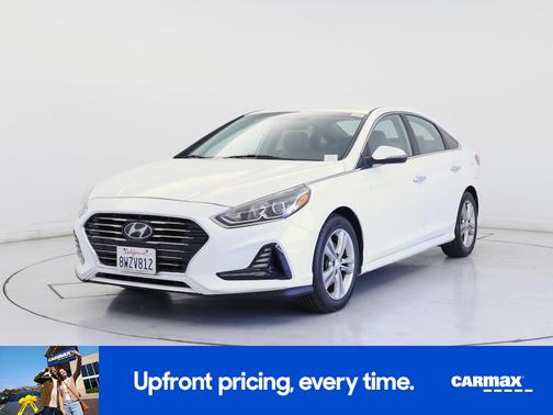 White 2018 Hyundai SONATA SEL