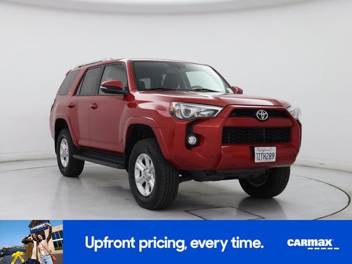 Red 2017 Toyota 4Runner SR5