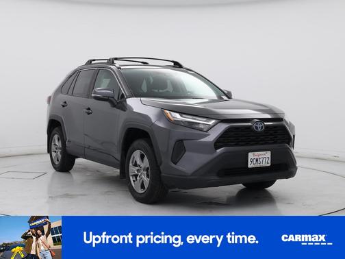 Gray 2022 Toyota RAV4 Hybrid XLE