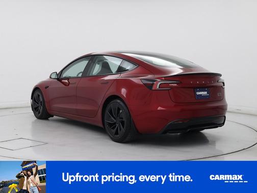 Red 2024 Tesla Model 3 Performance