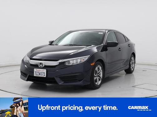 Blue 2017 Honda Civic LX