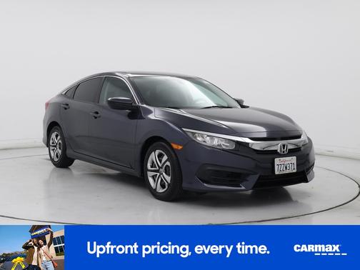 Blue 2017 Honda Civic LX