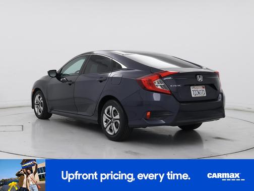 Blue 2017 Honda Civic LX