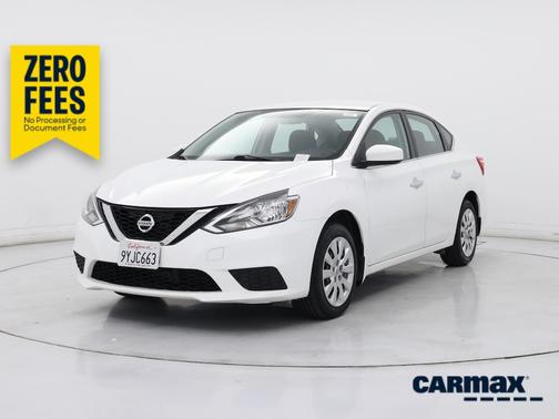 White 2017 Nissan Sentra S