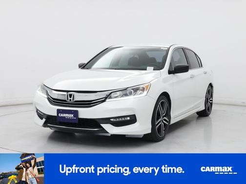 White 2017 Honda Accord Sport