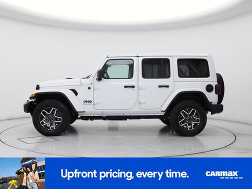 White 2025 Jeep Wrangler Sahara