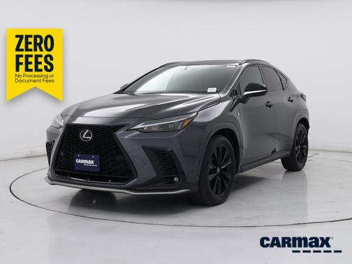 Gray 2022 Lexus NX 350 F-SPORT Handling