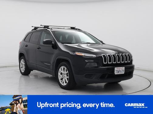 Black 2017 Jeep Cherokee Sport
