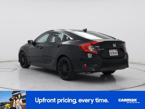 Black 2017 Honda Civic EX-L