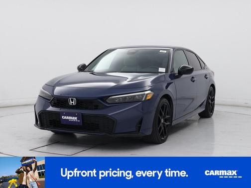 Blue 2025 Honda Civic Hybrid Sport