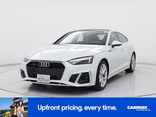 White 2024 Audi A5 Sportback S-Line Prestige