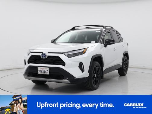 White 2024 Toyota RAV4 Hybrid XSE