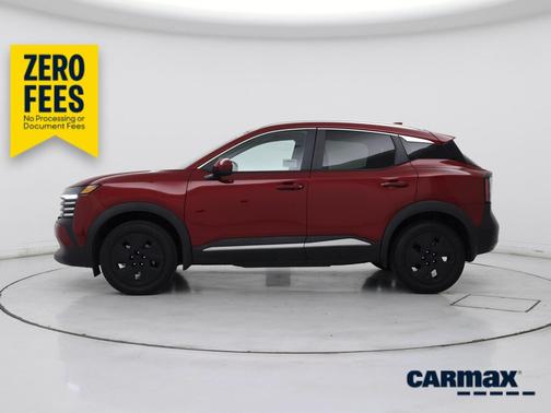 Red 2025 Nissan Kicks SV