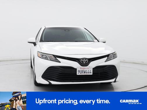 White 2019 Toyota Camry LE