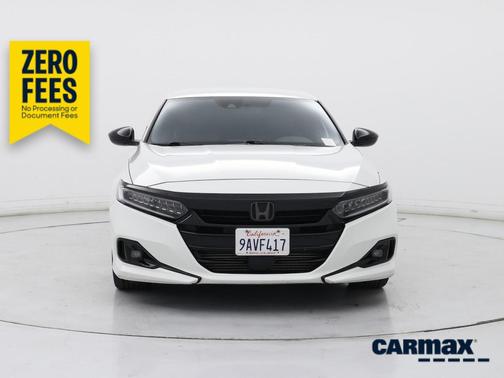 White 2021 Honda Accord Sport