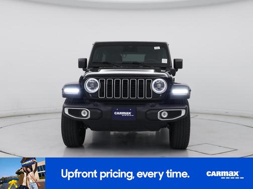 Black 2025 Jeep Wrangler 4xe Sahara