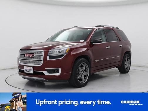 Red 2015 GMC Acadia Denali