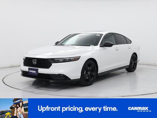 White 2024 Honda Accord Hybrid Sport-L